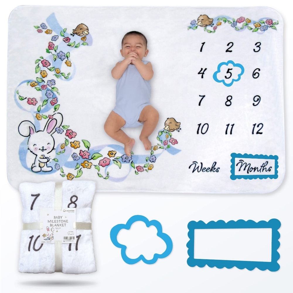 New! Baby Milestone Blanket